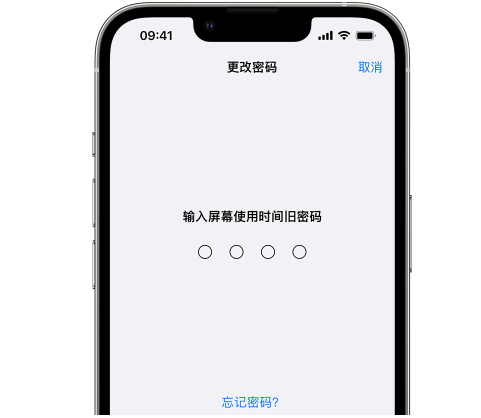 无锡iPhone屏幕维修分享iPhone屏幕使用时间密码忘记了怎么办 