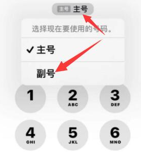 无锡苹果14维修店分享iPhone 14 Pro Max使用副卡打电话的方法 