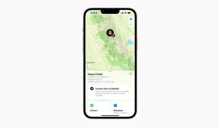 无锡苹果14维修分享iPhone14系列中 FindMy功能通过卫星分享位置方法教程 