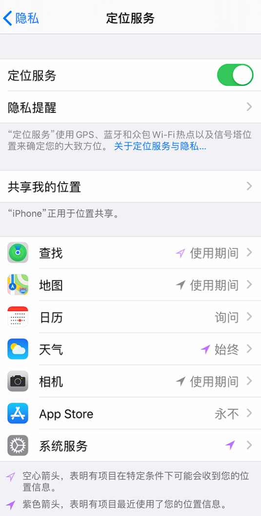 无锡苹果手机维修分享iPhone 状态栏中时间显示为蓝色图标是什么情况 